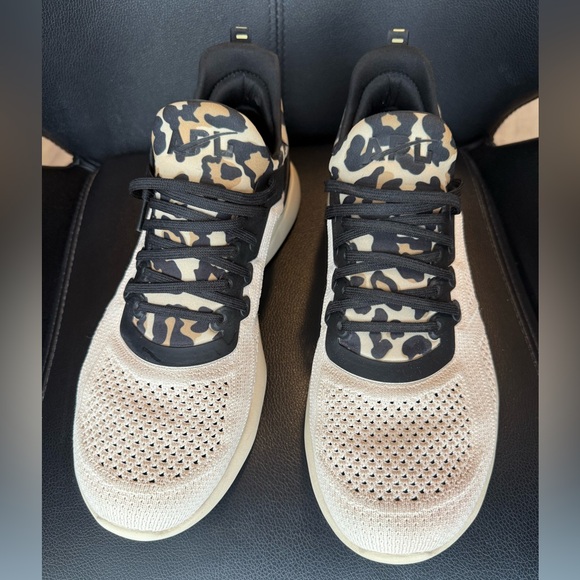 APL Women's Sneakers - Black and Tan Leopard. Excellent condition - Picture 1 of 9